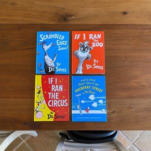 4 Rare Banned Dr Seuss books.